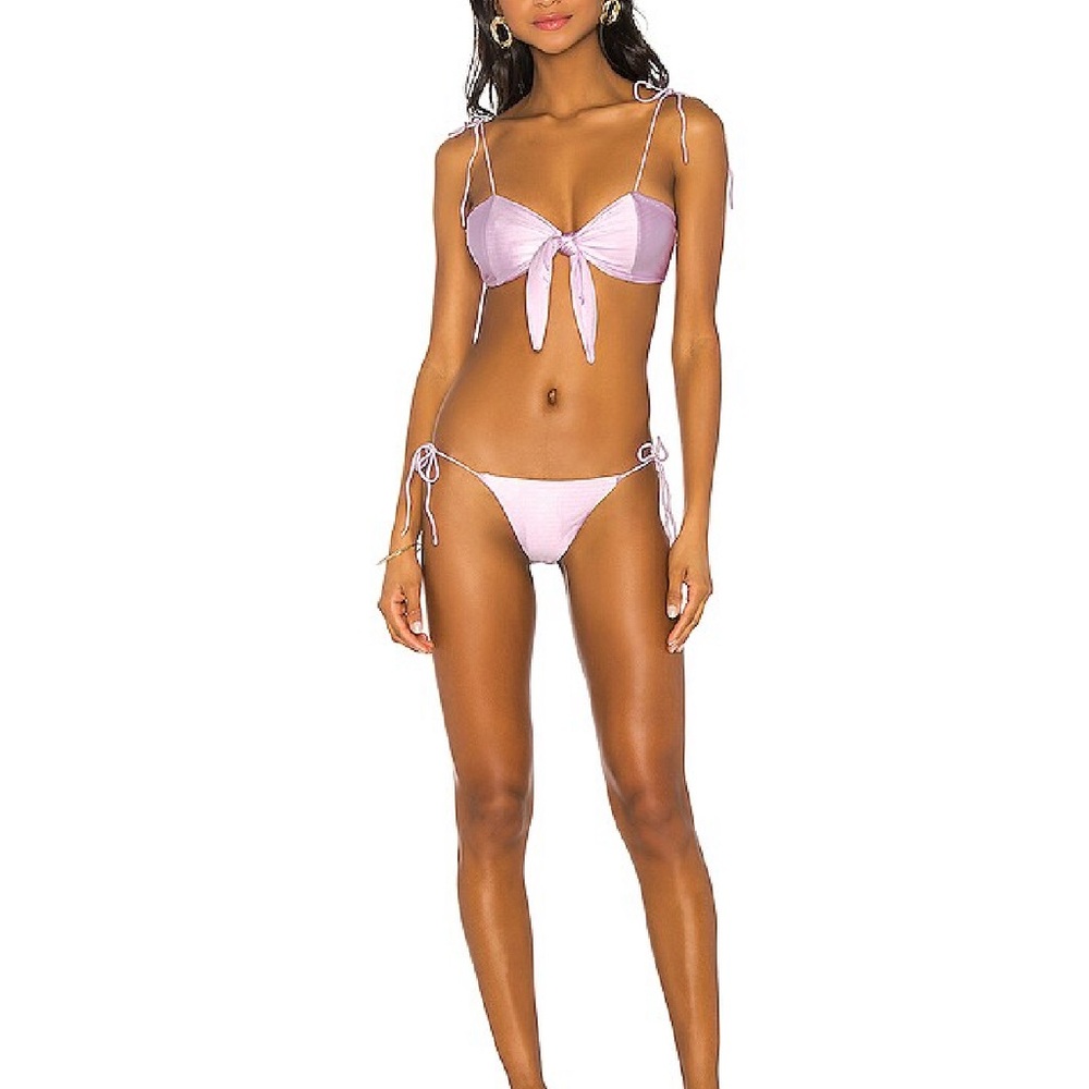 x chantel jeffries chantel bikini set in lavender
